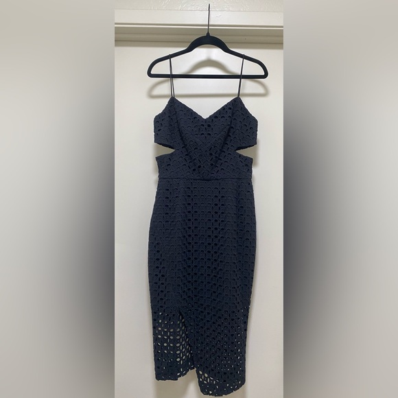 Australian Made ‘Nicholas’ Black Eyelet Dress - Picture 1 of 5